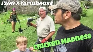 Diggin' & Dodgin' - Metal Detecting a 1700's farmhouse with Relic Recoverist