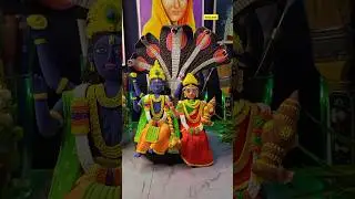 DIY Magic: Sculpt a Stunning Clay Laxmi Narayan Idol at Home! 🪔#clayart #marbleidols #art #clayidol