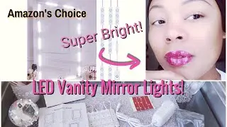 Amazon | LED Vanity Mirror Lights Install!