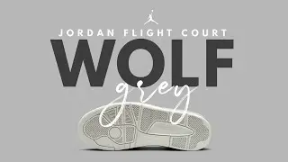 Jordan Flight Court WOLF GREY 2025 🐺 &mdash; The Cleanest Jordan for Everyday Wear!