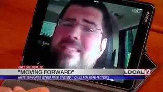 White separatist from Cincinnati calls for more protests after Charlottesville terror