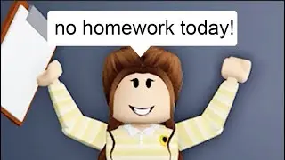 When your teacher is happy (meme) ROBLOX