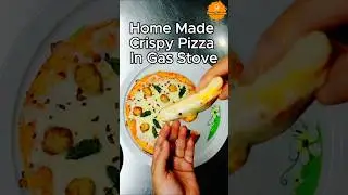 The Secret to crispy pizza at home in gas oven | Pizza made by gas stove | The only stove top pizza