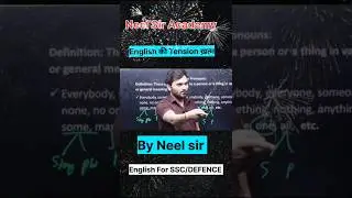 English की Tension खत्म By Neel Sir #motivation #english #ssc #defenceexams #bank #airforce #cds