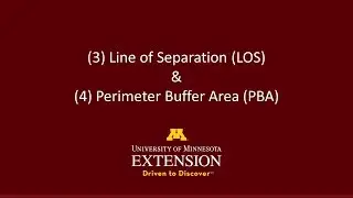 NPIP Principle 3 & 4 - Line of Separation and Perimeter Buffer Area