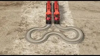 Train vs Rail Detour | Kereta Api vs Rel Putar Balik