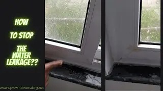 Решение проблемы протечки воды даже после проделывания водосточных отверстий || Станки для производства окон из ПВХ