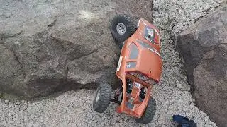 RC Crawler practice before the competition