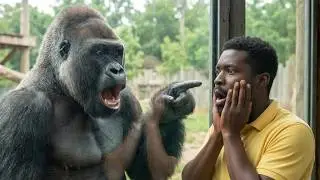 Gorilla Wouldn&rsquo;t Calm Down, Then Zookeepers Realized He Was Trying to Warn Him | animal stories
