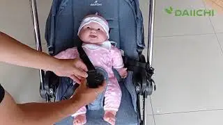 Tutorial ALLEE Stroller: Cara mengsetingkan sabuk dari mode toddler ke mode Newborn