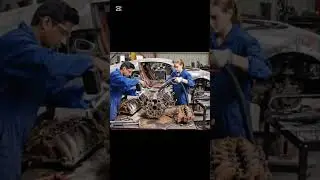 From Junkyard to Million Dollar Bugatti Restoration  #automobile #carrestorationproject  #mechanic