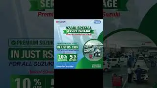 Azadi Special Service Package  #suzukipakistan #automobile #suzukicars