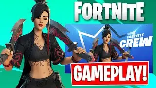 SIERRA Skin Gameplay In Fortnite (NEW November Crew Skin)