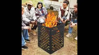 Happygrill Burn Barrel for Outside for Burning Trash