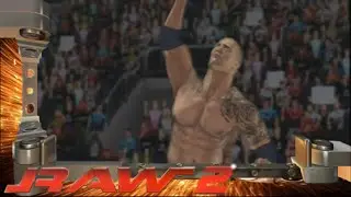 WWE RAW 2 The Rock Entrance