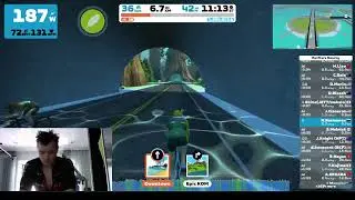 300km ride in Watopia (Zwift)