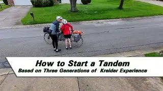 How to Properly Mount a Tandem Bicycle   Kreider Edition