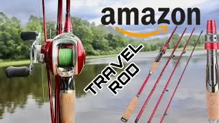 I Bought A TRAVEL Fishing Rod from Amazon (Does it work)