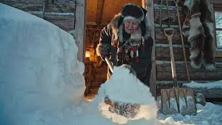 Day 4 Of A 101-Year-Old Woman's Life In A Freezing, Snow-Covered Region.