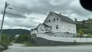 Haus on Oster&oslash;y, Norway is a beautiful area with stunning natural surroundings. #roadtrip #youtube