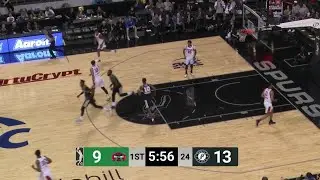 Amida Brimah attacks the rim!