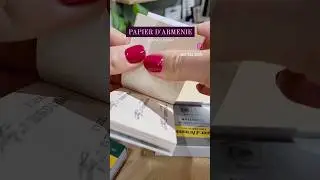 Papier d'Armenie - jak używać pachnącego papieru? #papierdarmenie #papier #stationery