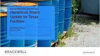 Hazardous Waste Update for Texas