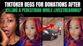 Americans ANGRY At TikToker Who Begs for Donations After K!llinğ Pedestrian On Livestream #teathyme