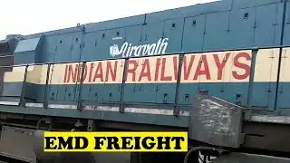 Single Line Meet | Airavath EMD Freight & Chennai Mumbai Mail
