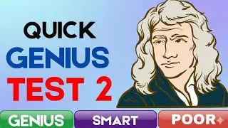 Quick genius test 2genus SMART Poor advance genius level test