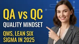 QA vs QC in Garment Factory 2025 👕 | Quality Mindset, QMS & Lean Six Sigma Explained Simply