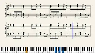 Lauv & LANY - Mean It (Piano Sheets)