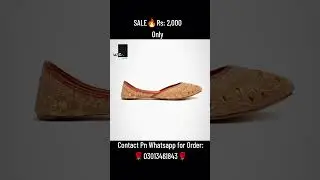 😍women's Canvas Thread Work Formal Slip - On khussa😍(Description in Details)⬇️⬇️⬇️