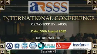 International Conference, 06th August 2022 I Session-3