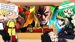 One Punch Man + Mashle reagindo à verdade sobre a força do Saitama|Paródia (Voice Makers)react GC