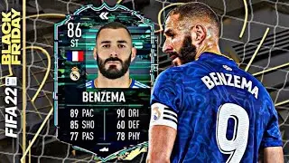 FIFA 22 - 86 RATED KARIM BENZEMA FLASHBACK PLAYER OVERVIEW (REVIEW) #FIFA22 #BLACKFRIDAY