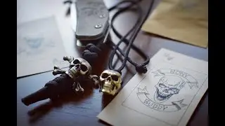 BONY BUDDY - custom EDC knife beads (by Grigory Litsukov)