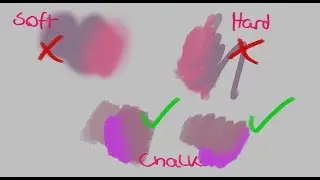 DON'T USE THE SOFT BRUSH (or hard brush) + blending