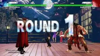 Street Fighter V standingfierce (M. Bison) vs AreEyeSeaKay (Necalli) 3