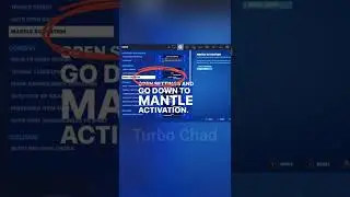 BEST Mantle Setting in Fortnite! 😳🔥