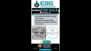 Business FOR SALE: Destin Ranch - A Luxury Event Center in Pilot Point, TX​