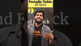 Roasting periodic table for neet  by Arvind Arora sir