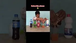 How to change colour colddrink at home 🏡 #experiment #scienceexperiment