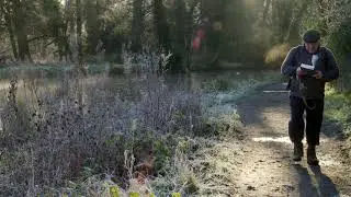 The River Wey near Guildford, Surrey.