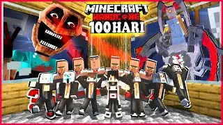 100 HARI TERJEBAK DI HUTAN AMAZON MINECRAFT DI HANTUI MIMICER VS GRANNY MUTANT FULL EPISODE !