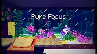 Quiet Background Music to Work & Study To | Minecraft Aquarium