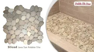 Sliced Pebble Tile | pebbletileshop.com