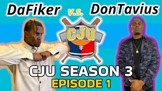 DaFiker VS DonTavius!👊🏾 - CJU СЕЗОН 3 (ЭПИЗОД 1) #dontavius ​​#dafiker #thaddboii #cju # Season3