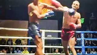 Wow, very hard fight and victory for Victor Spirit of Siam gym in Chiang Mai, Thailand. #muaythai