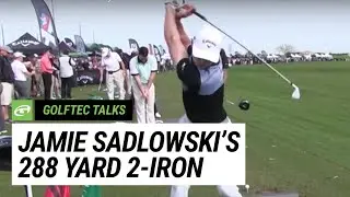 Jamie Sadlowski's 288-yard 2-iron at the 2016 PGA Merchandise Show